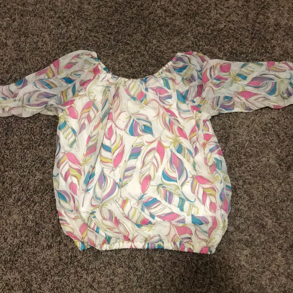 Feather blouse